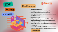 Tax Print : Best PDF Signer Software in Mumbai